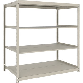 薄型ラックUL型軽量ボルトレス棚 高さ1500mm 単体型 TRUSCO