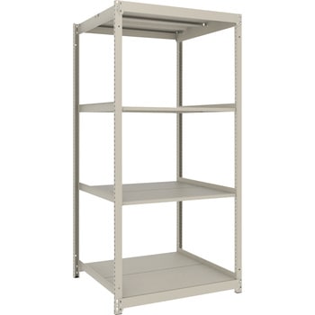 薄型ラックUL型軽量ボルトレス棚 高さ1800mm 単体型 TRUSCO