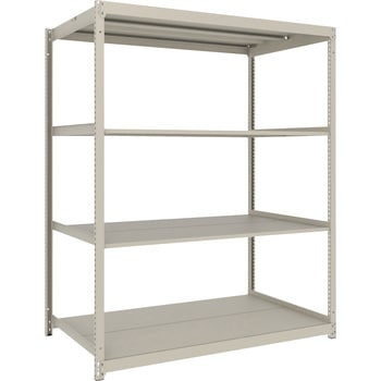 薄型ラックUL型軽量ボルトレス棚 高さ1800mm 単体型 TRUSCO