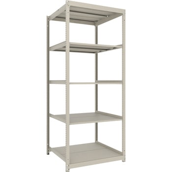 薄型ラックUL型軽量ボルトレス棚 高さ2100mm 単体型 TRUSCO