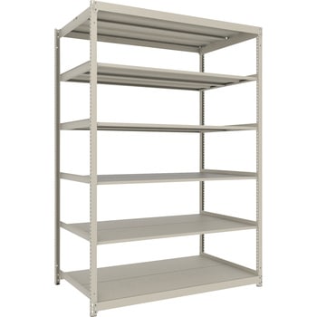 薄型ラックUL型軽量ボルトレス棚 高さ2100mm 単体型 TRUSCO