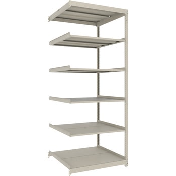 薄型ラックUL型軽量ボルトレス棚 高さ2400mm 連結型 TRUSCO