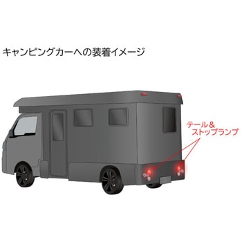 LED丸型テール&ストップランプ レッド KOITO
