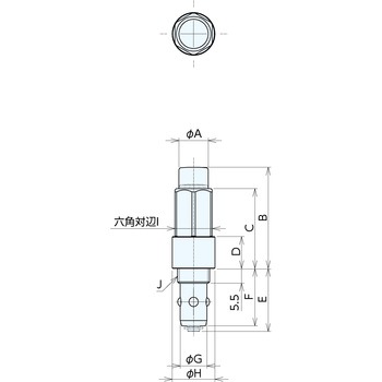 ホールファスナー プッシュホールド ストレートタイプ ナベヤ