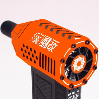 疾風用カスタムラッピングシール ブラックxオレンジ GENTOS
