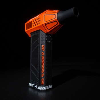 疾風用カスタムラッピングシール ブラックxオレンジ GENTOS