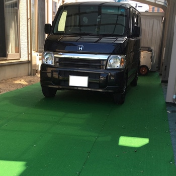 防草シート 駐車場対応 高耐荷重 グリーングラウンドシート - タカショー