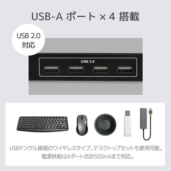 4K60Hz対応 HDMIパソコン切替器(4台用) ラトックシステム