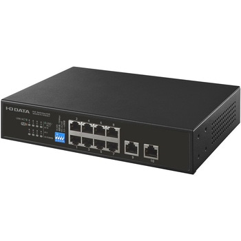 10ポートL2アンマネージ10/100Mbps PoEハブ I ・O DATA(アイ・オー・データ)