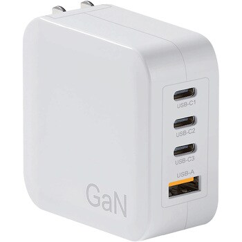 【ノートPC充電対応】USB急速充電器(PD100W GaN搭載)USB-C，USB-A bitstrong