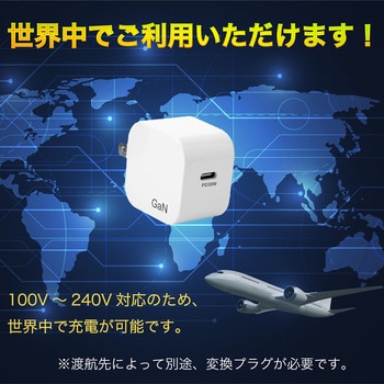 【USB急速充電器】USB-C PD対応 30W GaN搭載 bitstrong