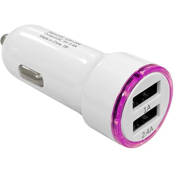 USB充電器・シガーソケット・カーチャージャー(17W/3.4A) USB‐A 2ポート搭載 bitstrong