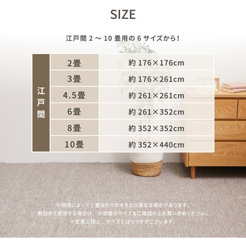 軽くて扱いやすい平織カーペット ピクシス - 萩原