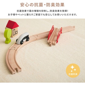 柔らかパイルの抗菌敷き詰めカーペット 萩原