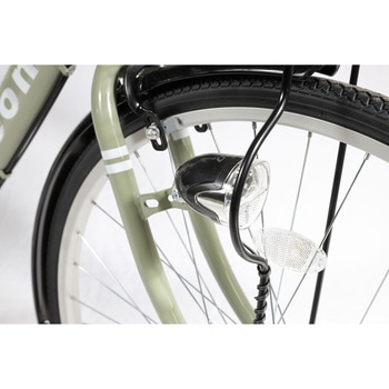 防災サイクル 27型 6段変速・LEDオートライト付 ノンパンク シティサイクル 【完成組立品】 - 東部
