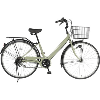防災サイクル 27型 6段変速・LEDオートライト付 ノンパンク シティサイクル 【完成組立品】 東部