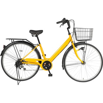 防災サイクル 27型 6段変速・LEDオートライト付 ノンパンク シティサイクル 【完成組立品】 東部