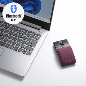 ブルーLEDマウス_Bluetooth 5.2_静音 サンワサプライ