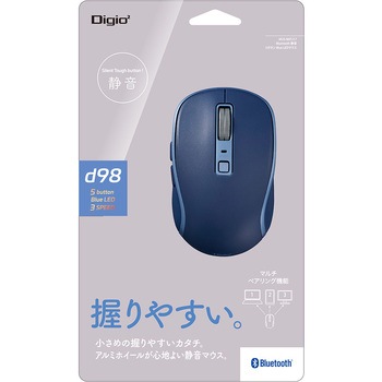 BT5静音5ボタンBlueLEDマウス ナカバヤシ