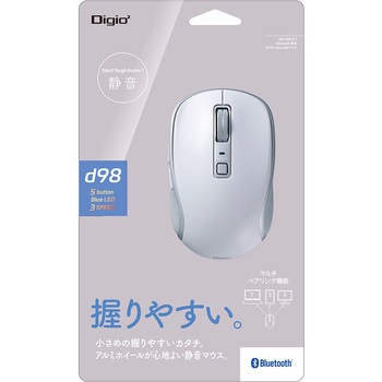 BT5静音5ボタンBlueLEDマウス ナカバヤシ