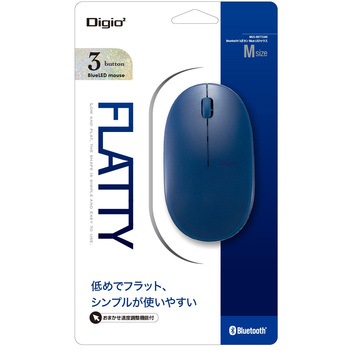 BT 3ボタン Blue LEDマウス ナカバヤシ
