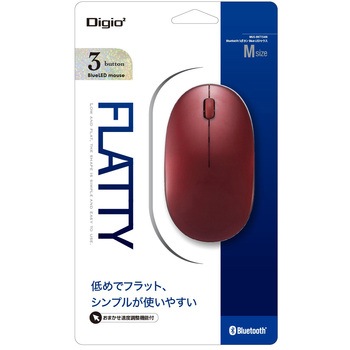 BT 3ボタン Blue LEDマウス ナカバヤシ