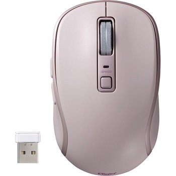 無線静音5ボタンBlueLEDマウス ナカバヤシ