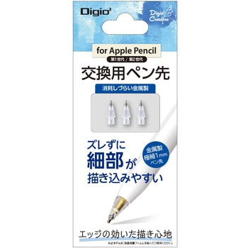 アップルペンシル交換用ペン先 金属製ペン先 ナカバヤシ