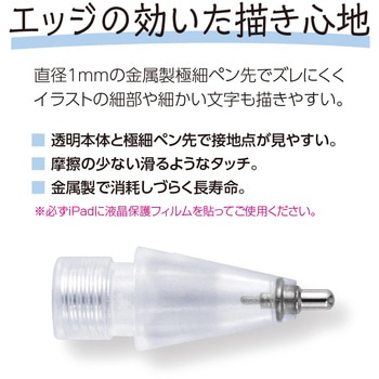 アップルペンシル交換用ペン先 金属製ペン先 ナカバヤシ