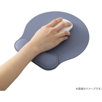 リストレスト付きPUレザーマウスパッド ナカバヤシ