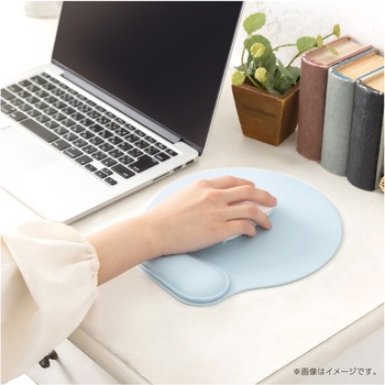 リストレスト付きPUレザーマウスパッド ナカバヤシ