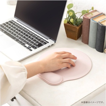 リストレスト付きPUレザーマウスパッド ナカバヤシ