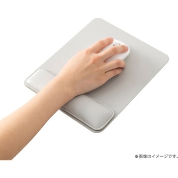 リストレスト付きPUレザーマウスパッド ナカバヤシ