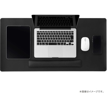 リストレスト付きPUレザーデスクマット ナカバヤシ