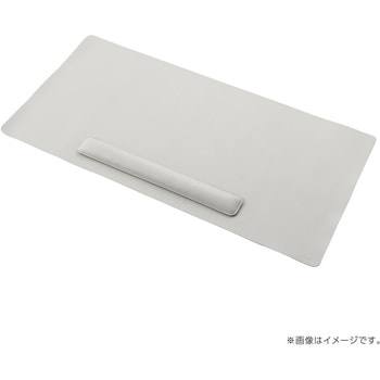 リストレスト付きPUレザーデスクマット ナカバヤシ