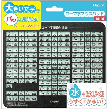 ローマ字マウスパッドmini ナカバヤシ