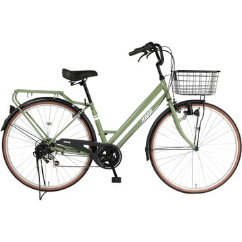 防災サイクル 27型 6段変速付 ノンパンク シティサイクル 【完成組立品】 東部
