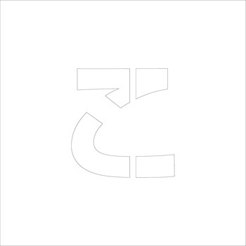 吹付けプレート ステンシル 文字高150 ひらがな マグネット グリーンクロス