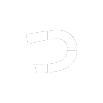 吹付けプレート ステンシル 文字高150 ひらがな マグネット グリーンクロス