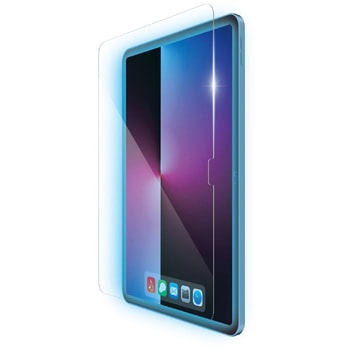 iPad 2024 用 ガラスフィルム 高透明 貼り付けツール付 表面硬度10H 指紋防止 飛散防止 気泡防止 - エレコム