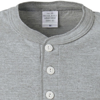 5.6オンス ヘンリーネックTシャツ ユナイテッドアスレ