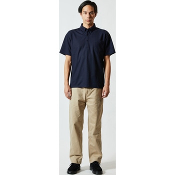 4.7オンス スペシャル ドライ カノコ ポロシャツ(ボタンダウン)(ポケット付)(ローブリード) ユナイテッドアスレ