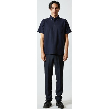 5.3オンス ドライ カノコ ユーティリティーポロシャツ(ボタンダウン)(ポケット付) ユナイテッドアスレ