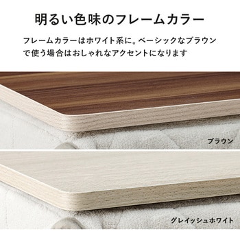 こたつ天板 のみ 長方形 80 × 80 cm[リバーシブル天板] 萩原