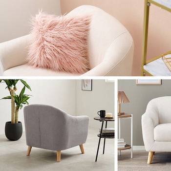 ソファー 1人掛け 幅 70 cm コンパクト 姫系 小さめ 萩原