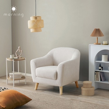 ソファー 1人掛け 幅 70 cm コンパクト 姫系 小さめ 萩原