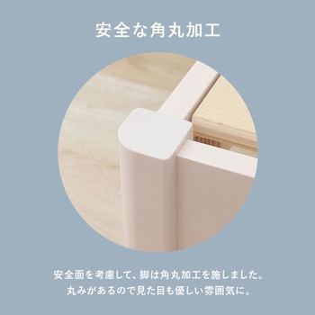 ベッド すのこベッド ヘッドレス 高脚タイプ 【 約3分で組立完了 】 工具不要 & ネジ 無し シングル  耐荷重 200kg 萩原