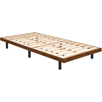 ベッド すのこベッド ヘッドレス フロアベッド 頑丈タイプ シングル  耐荷重 350kg 萩原