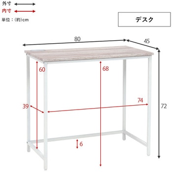 木目調 3段 ラック + デスク + チェア 3点セット L字デスク パソコンデスク 収納 棚付き 萩原