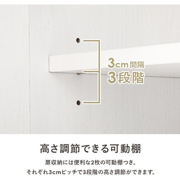組み合わせて 使える キッチンラック 食器棚 ( 扉収納 幅58 cm ) 萩原